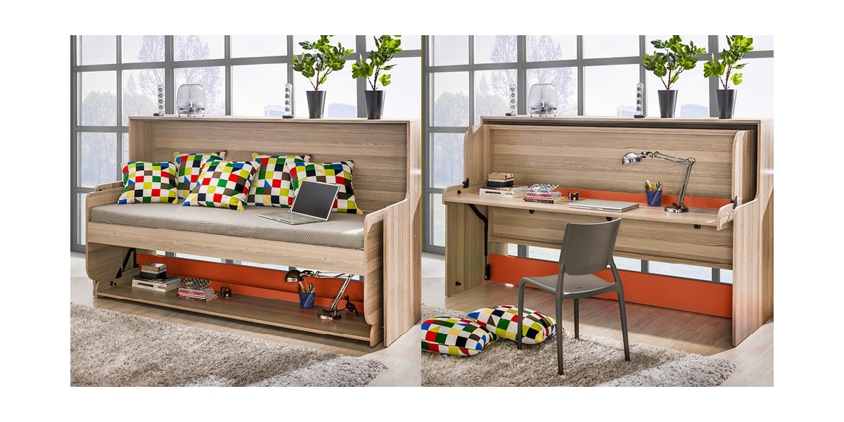 Concord system sleep & office vægsenge.dk Seng med skrivebord